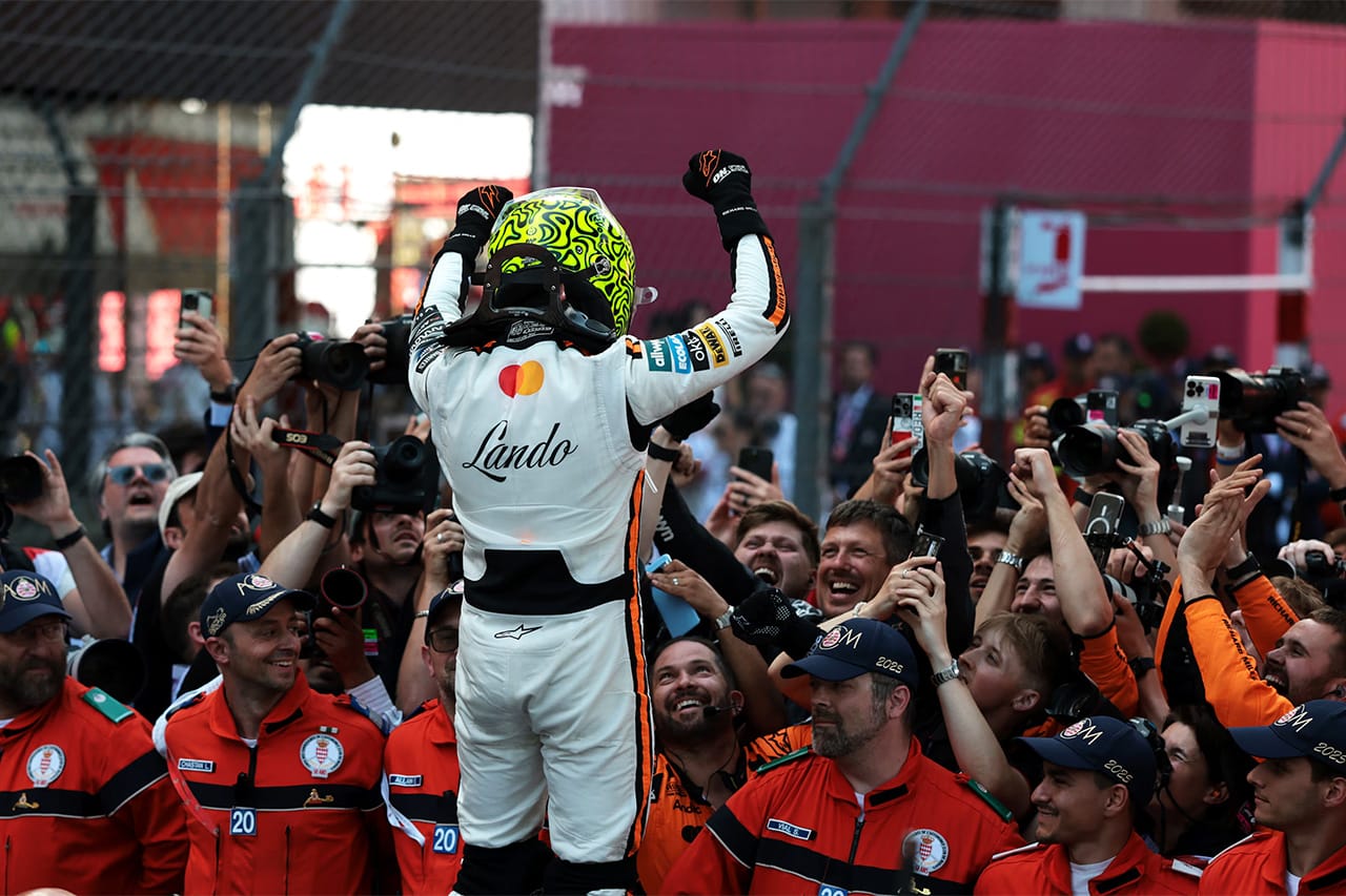 2025年F1 ポイントランキング (第8戦 モナコGP終了時点)