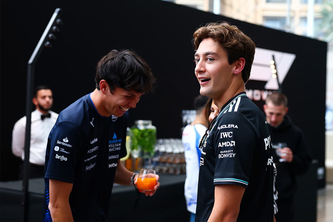 ラッセル F1モナコGPで“壁”になったアルボンに「夕食の会計は彼持ち」