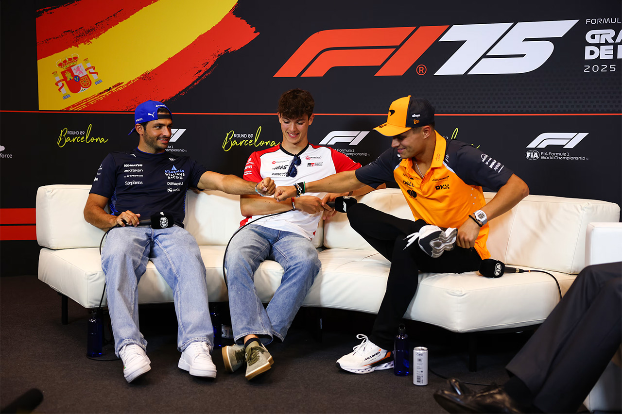 F1スペインGP:木曜記者会見 Part.1 - サインツ、ノリス、ベアマン