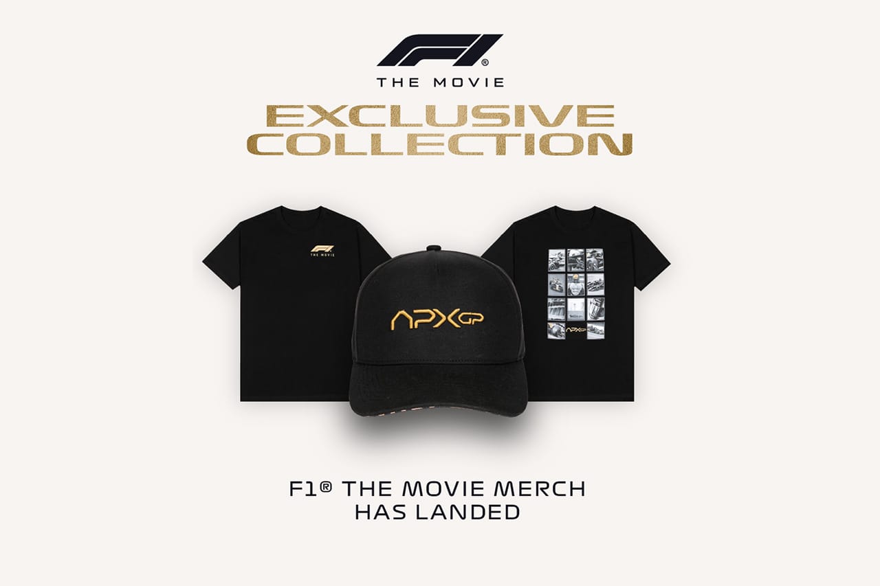 映画『F1/エフワン』公開を記念したAPXGP公式限定グッズが発売