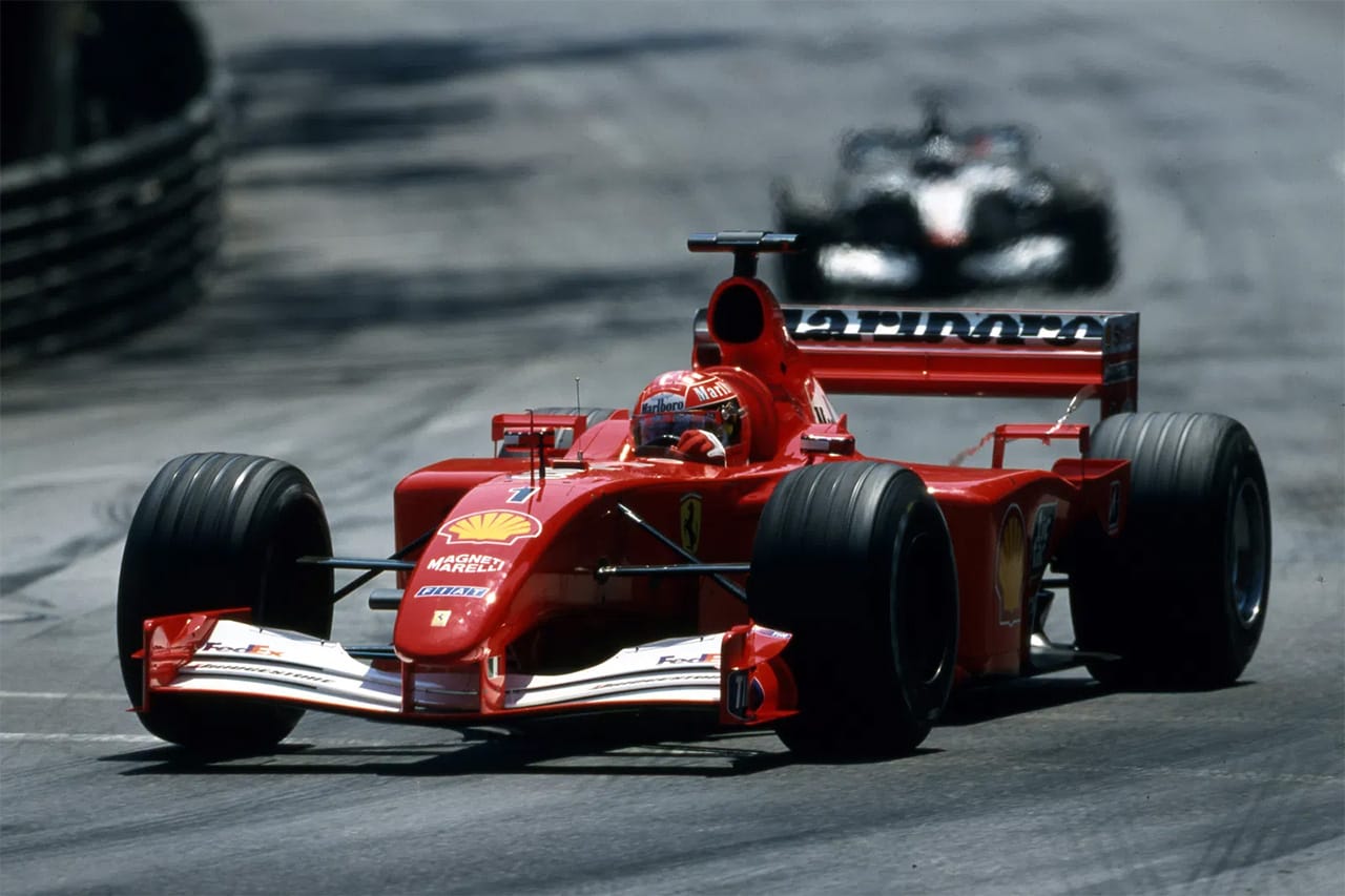 ミハエル・シューマッハのフェラーリF2001 フェラーリF1史上最高額で落札