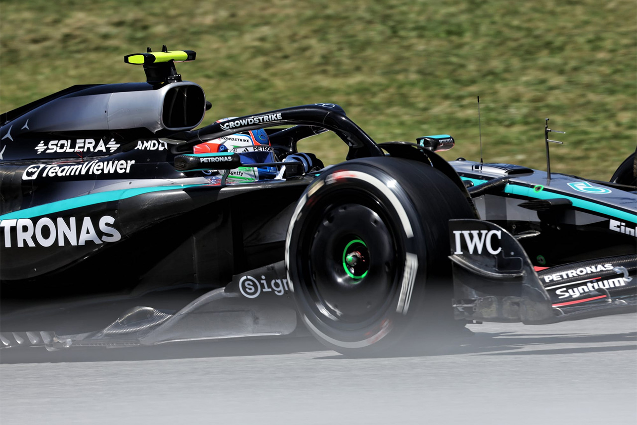 F1スペインGP：C1タイヤの“前後分離現象”が戦略分岐を引き起こす？
