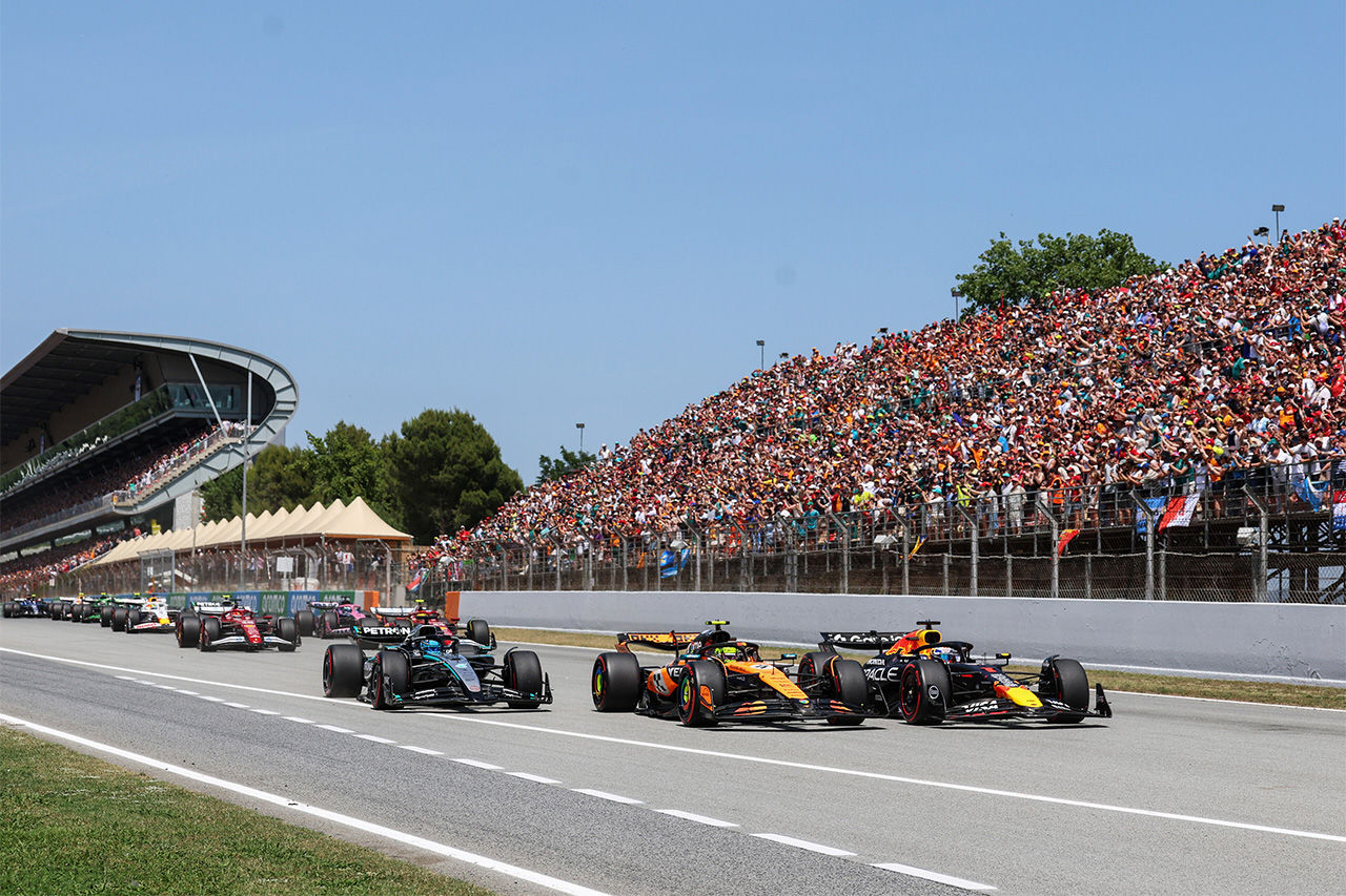 2025年F1 スペインGP 決勝 ハイライト動画:角田裕毅は13位