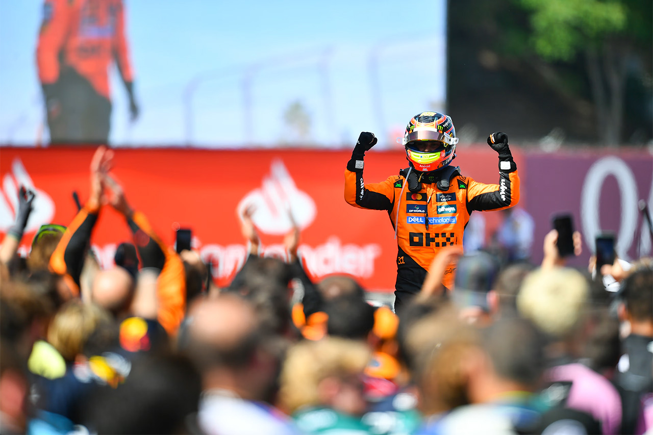 F1スペインGP 決勝：オスカー・ピアストリが今季5勝目 角田裕毅は13位