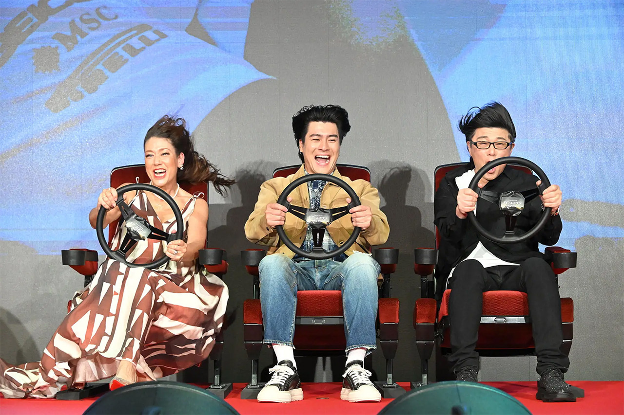 『F1/エフワン』 SixTONES森本慎太郎さんらがF1マシン並みの風圧を“体感”