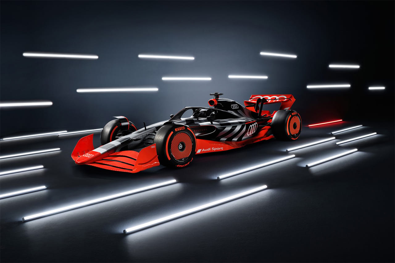 アウディ F1参戦に向けアディダスと契約か 赤×黒のカラーリング案も浮上