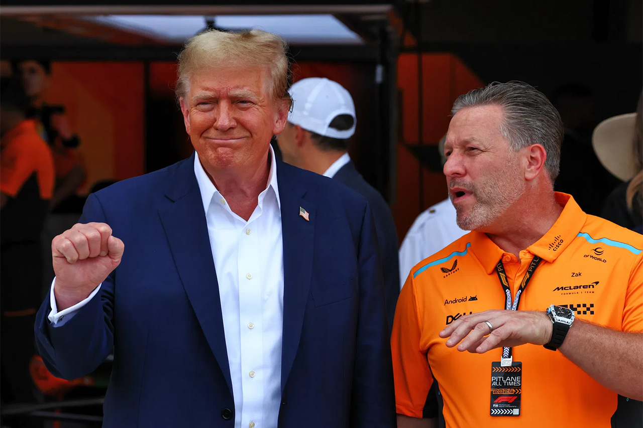 マクラーレン トランプ大統領のF1マシン試乗報道を否定「運転の予定はない」