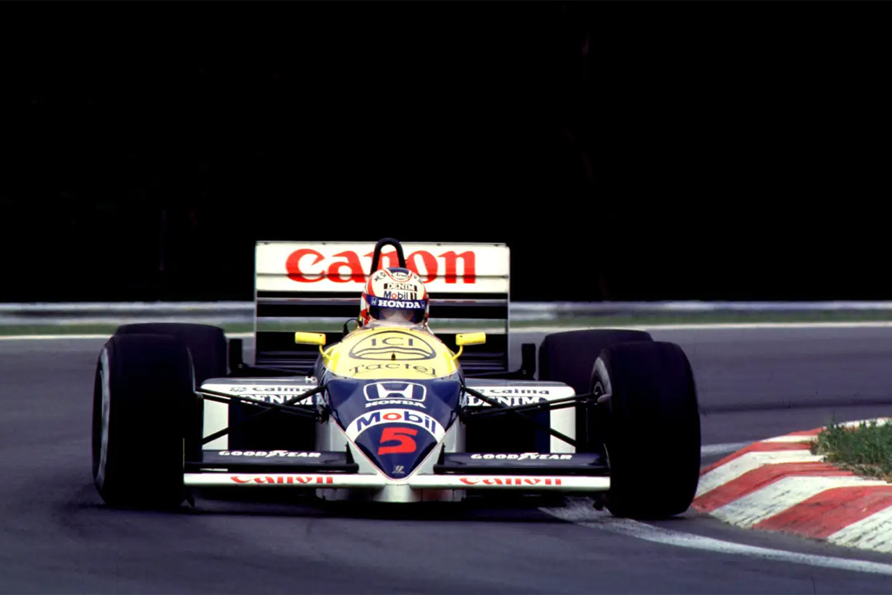 ウィリアムズ ホンダF1とグッドウッドで再会 マンセルがFW11をドライブ
