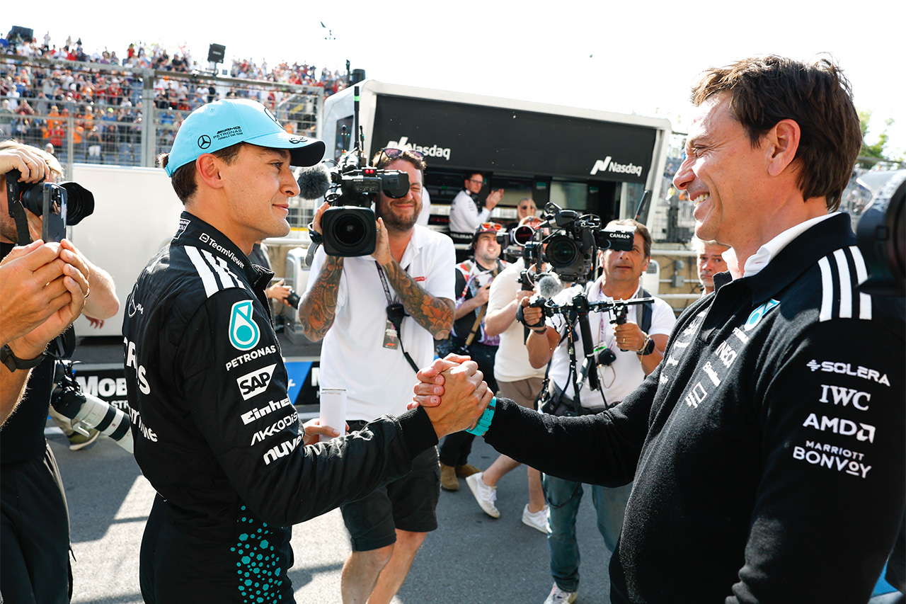 ジョージ・ラッセル 母国F1イギリスGPでメルセデスとの新契約発表の可能性