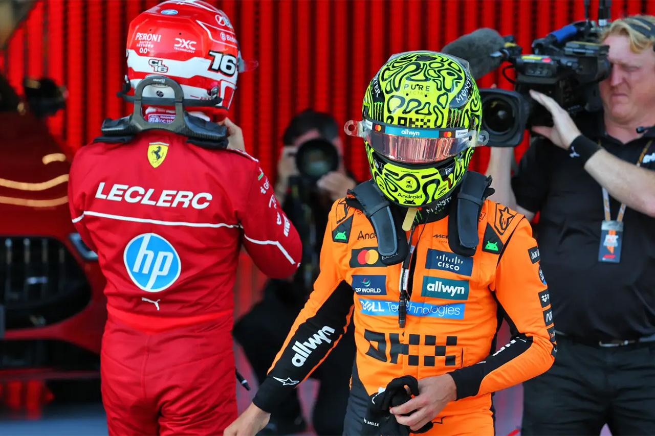 2025年F1 オーストリアGP 決勝：スターティンググリッド