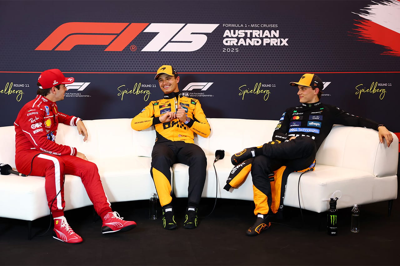 2025年F1 オーストリアGP 予選：トップ3インタビュー＆記者会見全文
