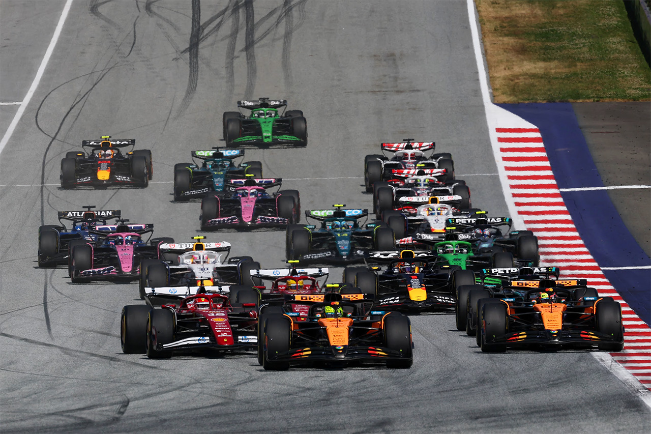 2025年F1 オーストリアGP 決勝 ハイライト動画:角田裕毅は最下位