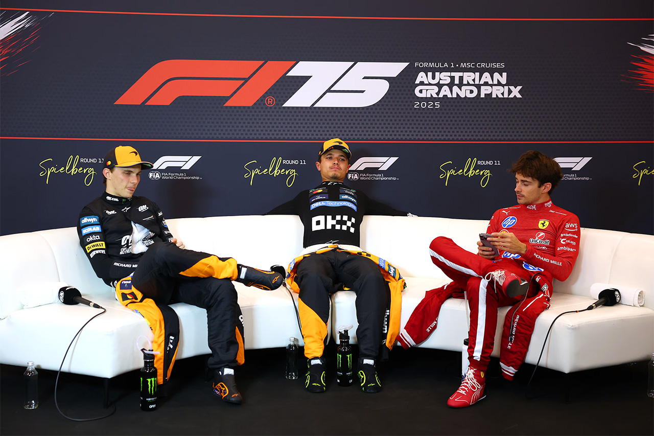 2025年F1 オーストリアGP 決勝：トップ3インタビュー＆記者会見全文
