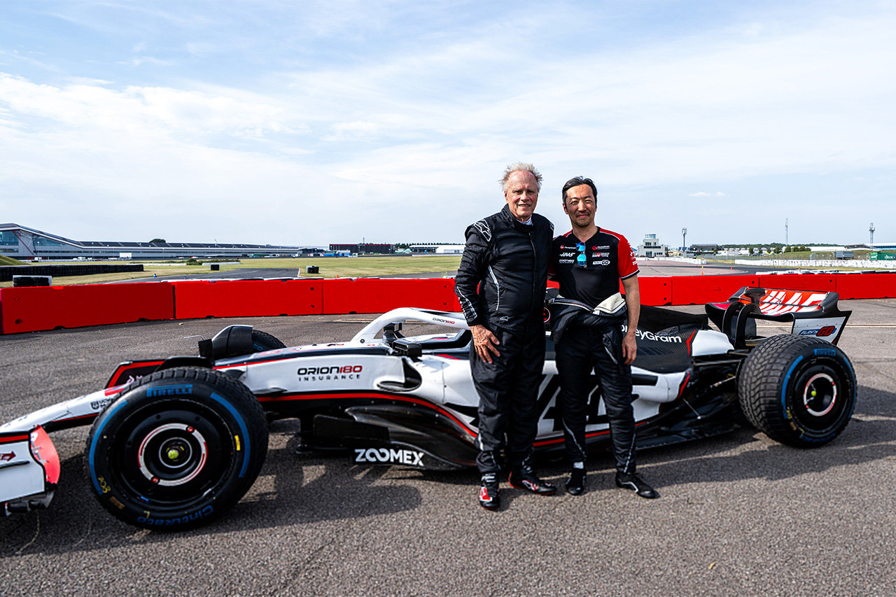 ハースF1チーム 小松礼雄や中嶋一貴らがグッドウッドでF1マシンをドライブ