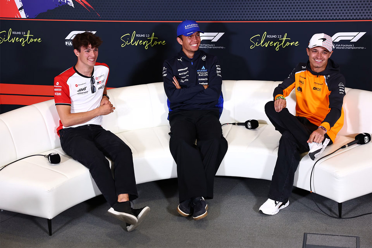 F1イギリスGP：記者会見 Part.1 - ノリス、アルボン、ベアマン