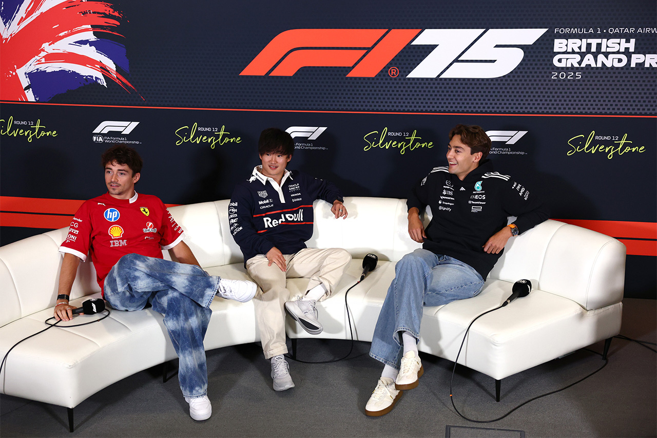 F1イギリスGP：記者会見 Part.2 - ルクレール、角田裕毅、ラッセル