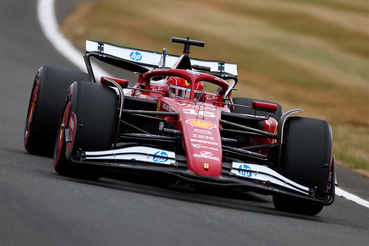 F1イギリスGP FP3：シャルル・ルクレールが最速 角田裕毅は5番手と好位置