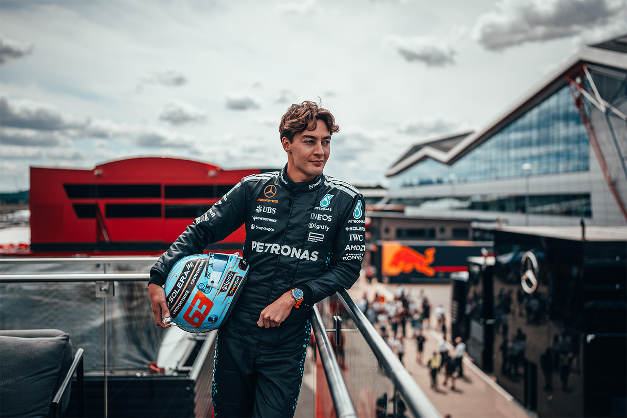 ジョージ・ラッセル F1イギリスGP初日「天候に左右されすぎるのは課題」