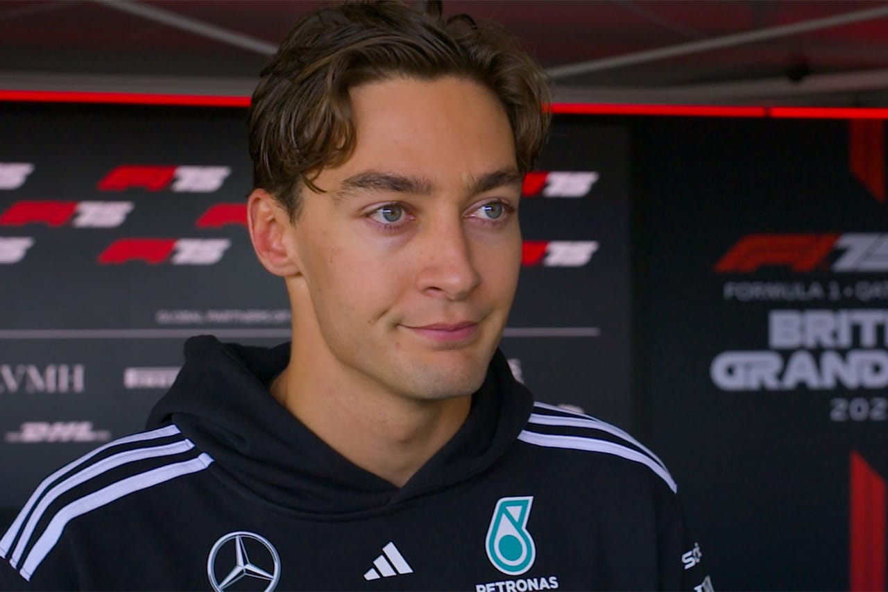 ジョージ・ラッセル F1イギリスGP決勝「安全策を取る余裕はない」