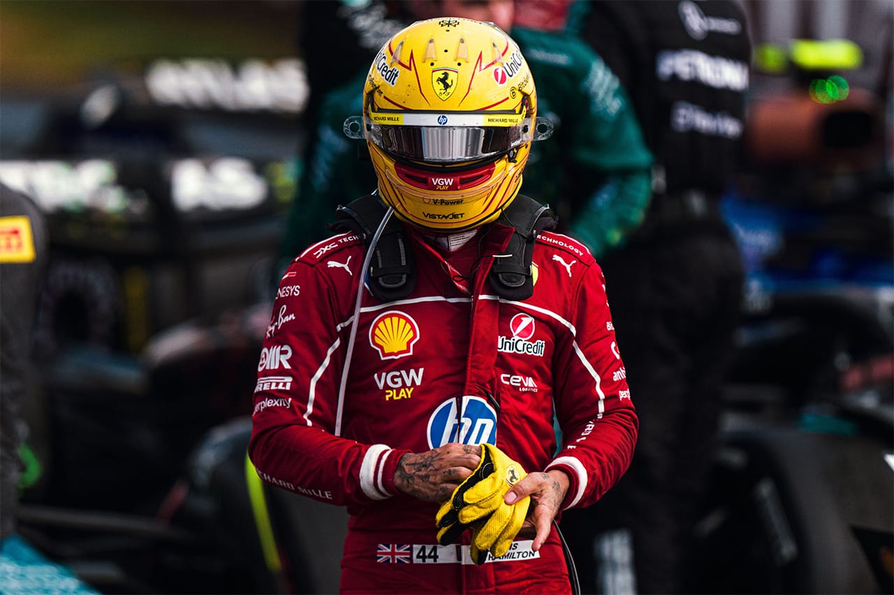 ルイス・ハミルトン F1イギリスGP決勝「ウェットでのフェラーリは運転困難」