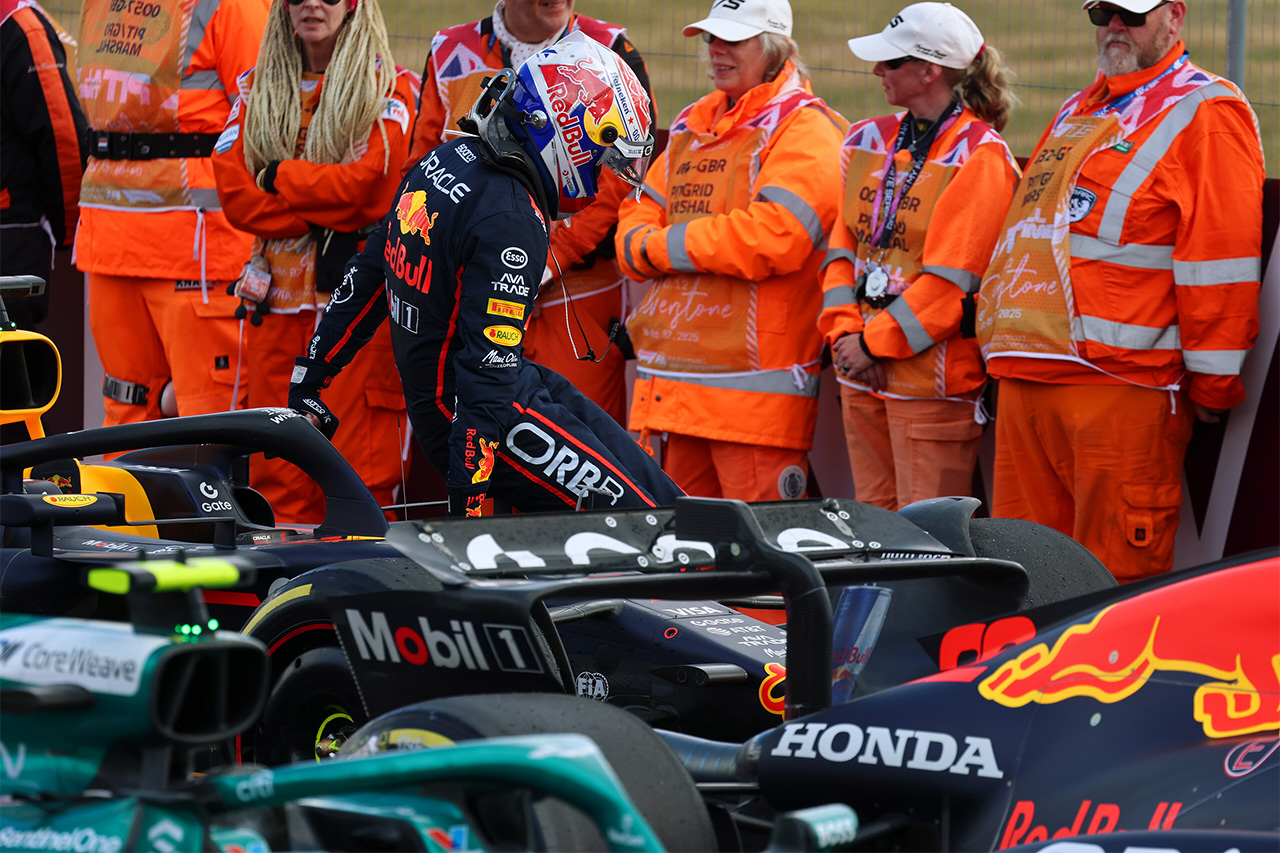 マックス・フェルスタッペン F1イギリスGP決勝「リアウイングの選択が裏目に」