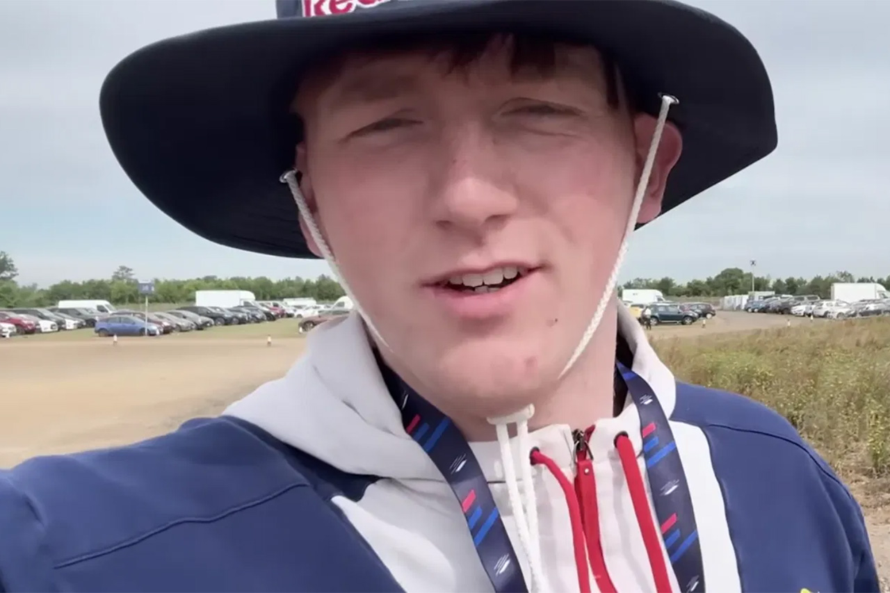 F1イギリスGPで展示車損壊 人気YouTuber逮捕も釈放