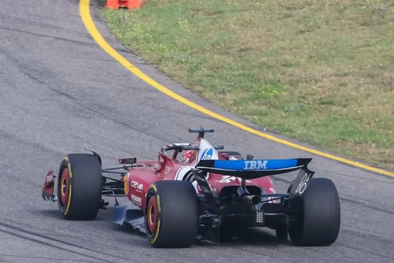 フェラーリF1 ハミルトンとルクレールが新型リアサスペンションをテスト
