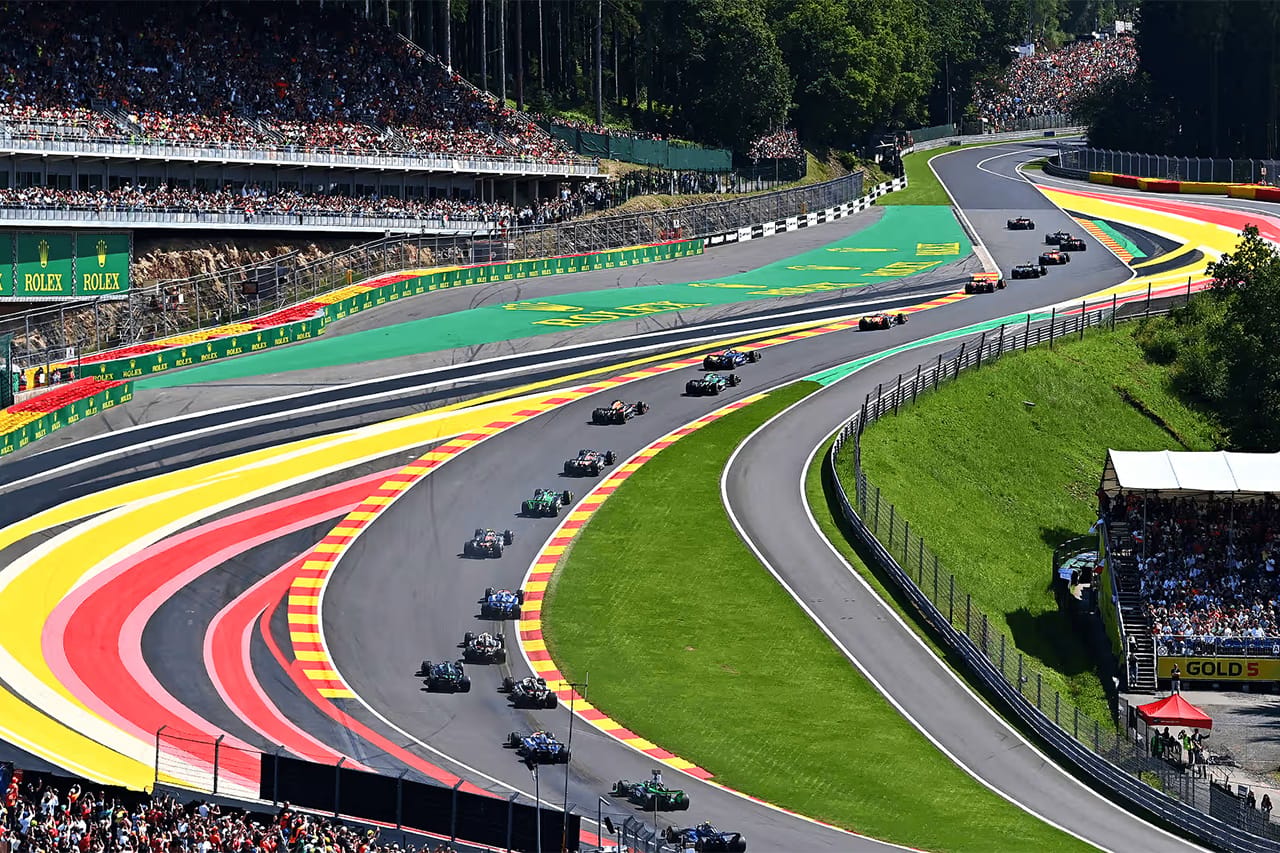 2025年F1 ベルギーGP：開催スケジュール＆テレビ放送時間