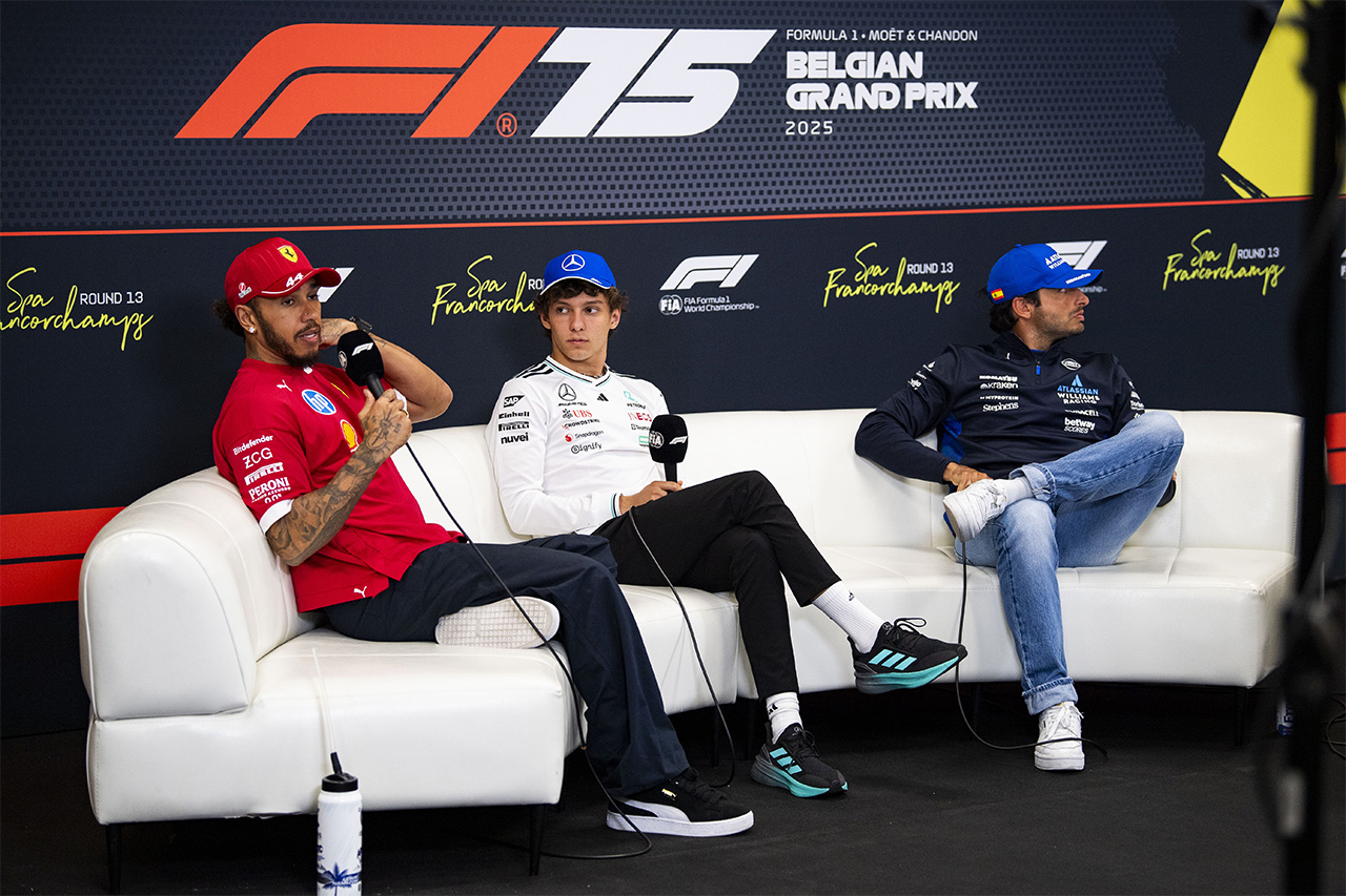 F1ベルギーGP：記者会見 Part.2 – ハミルトン、アントネッリ、サインツ