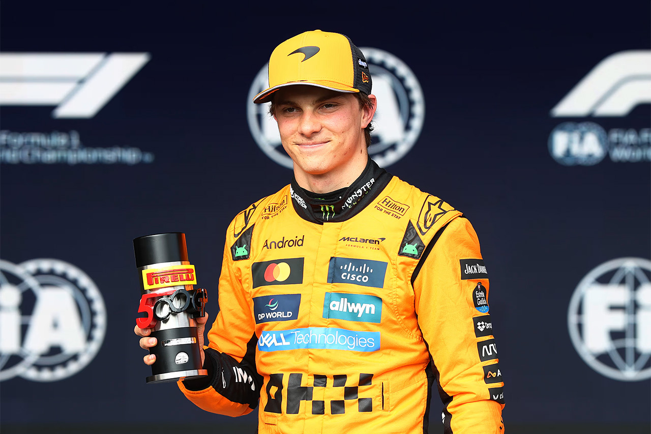 F1ベルギーGP スプリント予選：ピアストリが圧巻ポール 角田裕毅はSQ2敗退