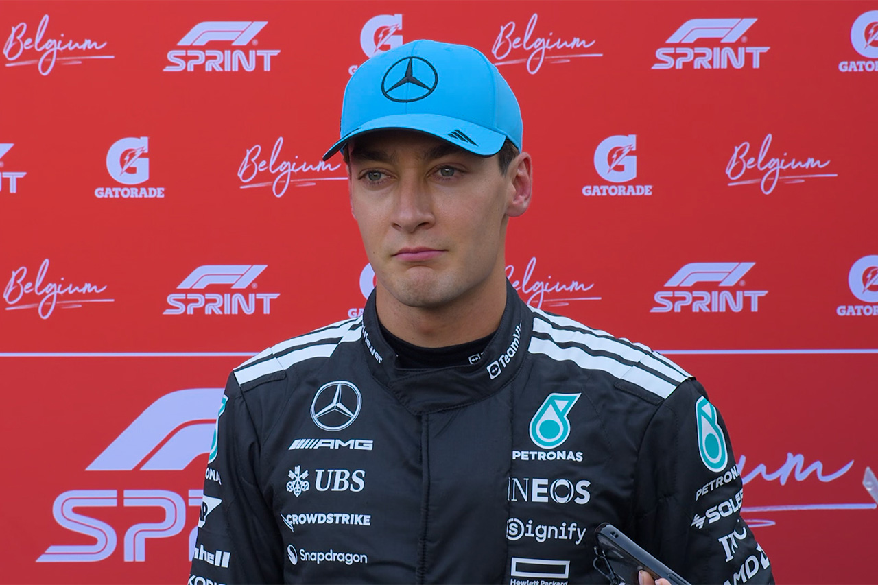 ジョージ・ラッセル F1ベルギーGP スプリント予選「キミのスピンが影響」