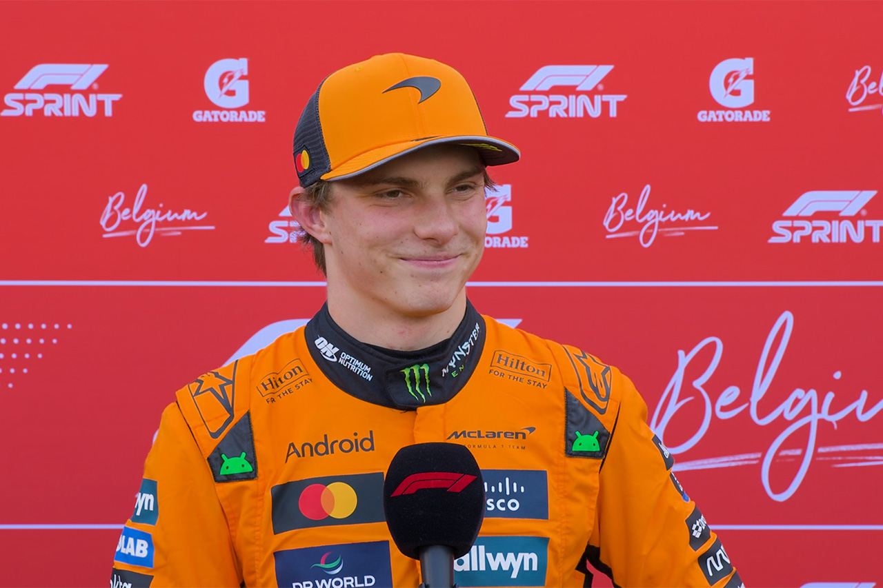 オスカー・ピアストリ F1ベルギーGP スプリント予選「正直ちょっと怖かった」