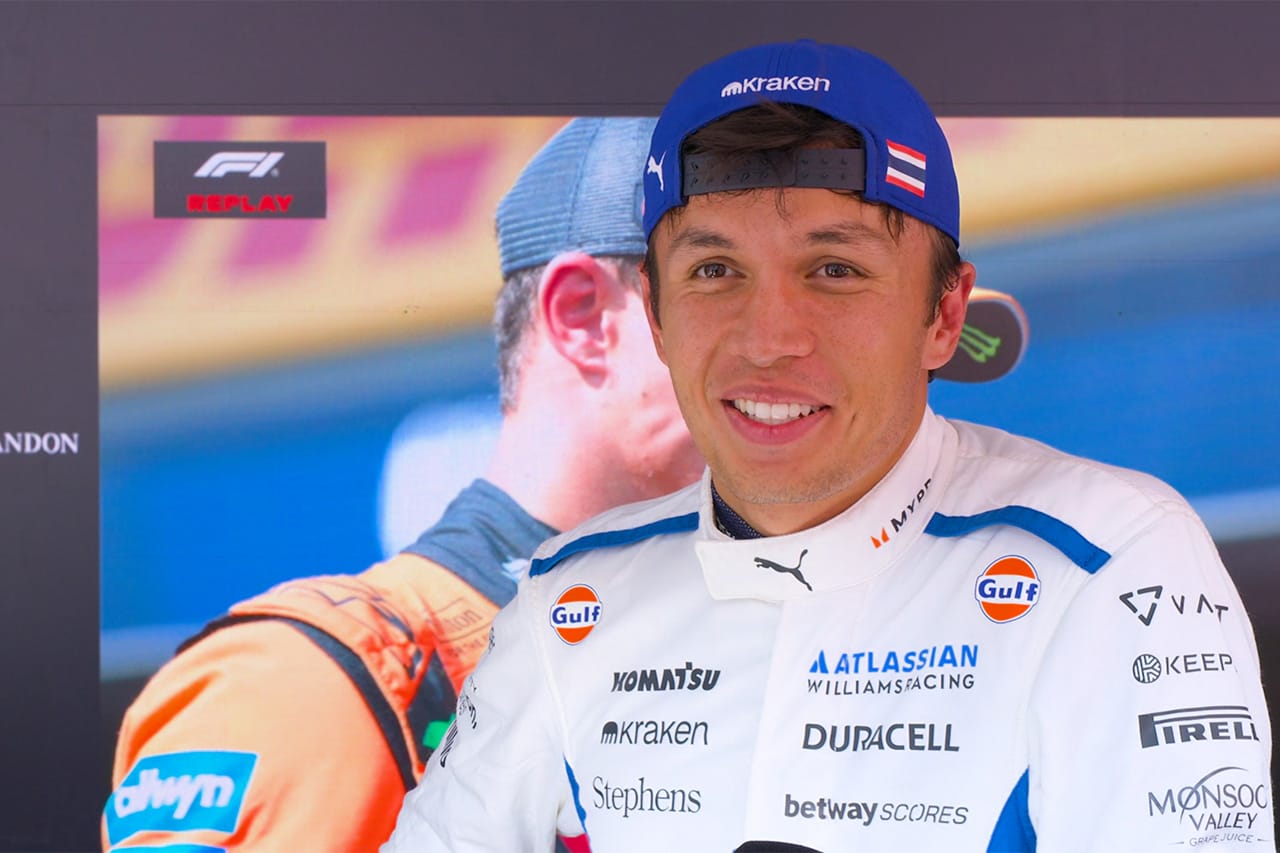 アルボン F1ベルギーGP予選5番手「FW47は速くなったが扱いは難しく」