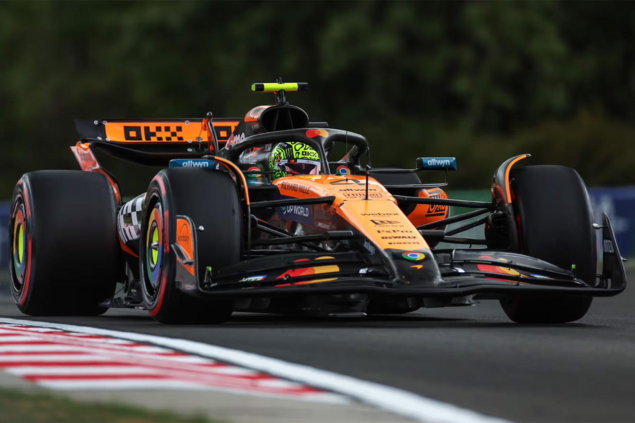 F1ハンガリーGP FP1レポ：ランド・ノリスが最速 角田裕毅は下位発進