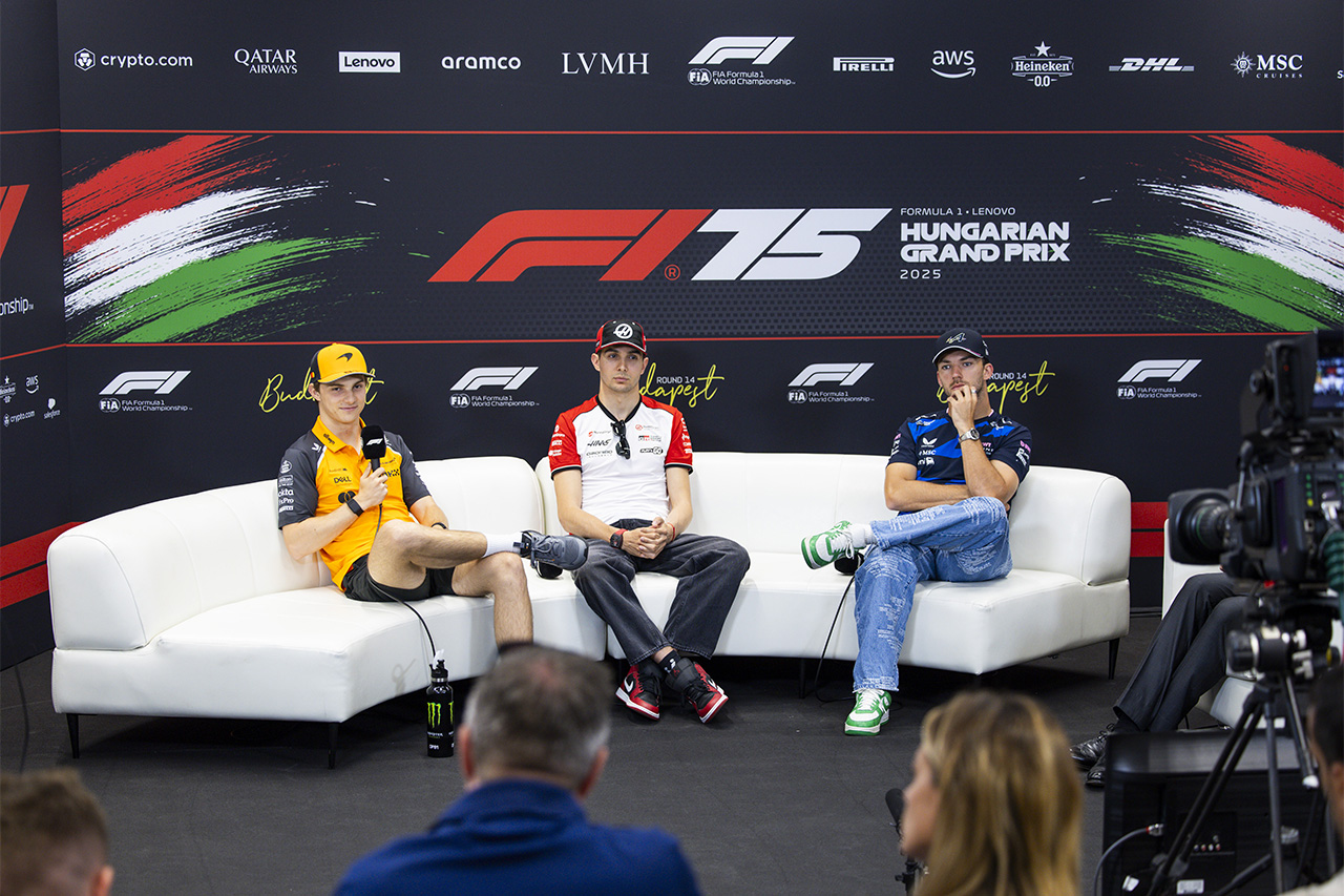 F1ハンガリーGP 記者会見 パート1:ピアストリ、オコン、ガスリー