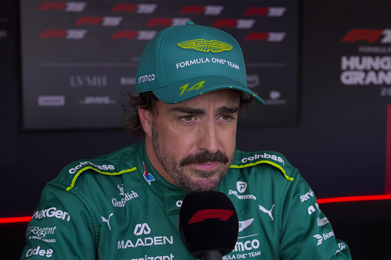 フェルナンド・アロンソ F1ハンガリーGP初日「クルマでは背中に痛みなし」