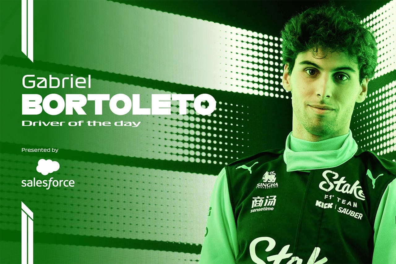 2025年F1ハンガリーGP：ガブリエル・ボルトレトがDRIVER OF THE DAY