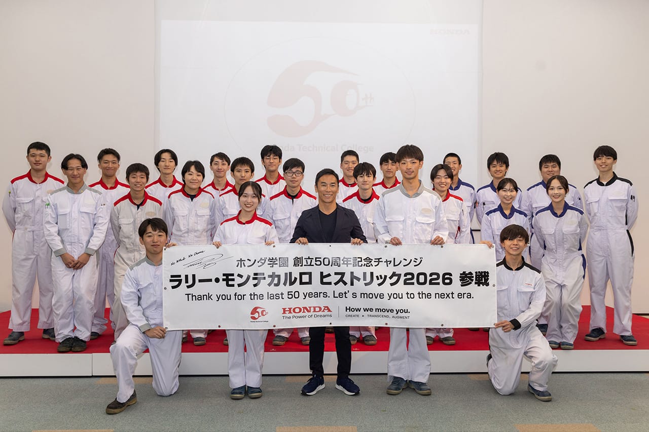 佐藤琢磨 ホンダ学園50周年記念でモンテカルロ・ヒストリック参戦