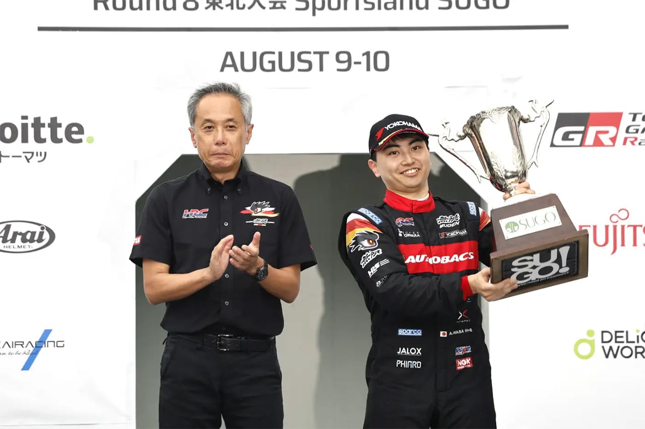 岩佐歩夢 スーパーフォーミュラ初優勝「時間がかかってしまい申し訳ない」