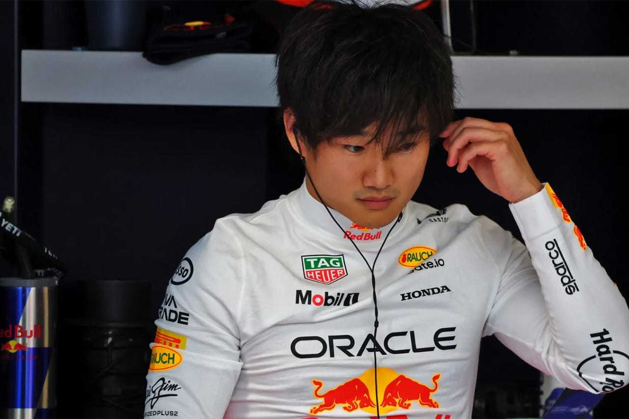 角田裕毅 レッドブルのF1マシンは「ベースラインペースが厳しい状況」