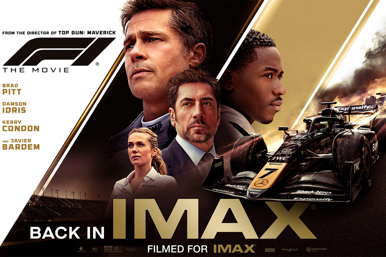 映画『F1/エフワン』 IMAX期間限定再上映決定 日本興収19億円を突破！