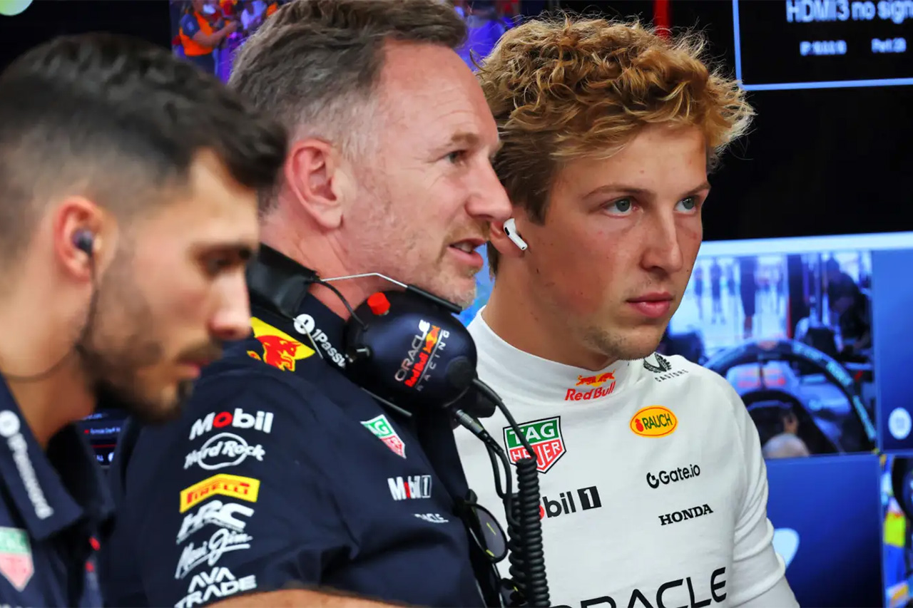 リアム・ローソン レッドブルF1内に「ホーナー騒動の緊張は感じなかった」
