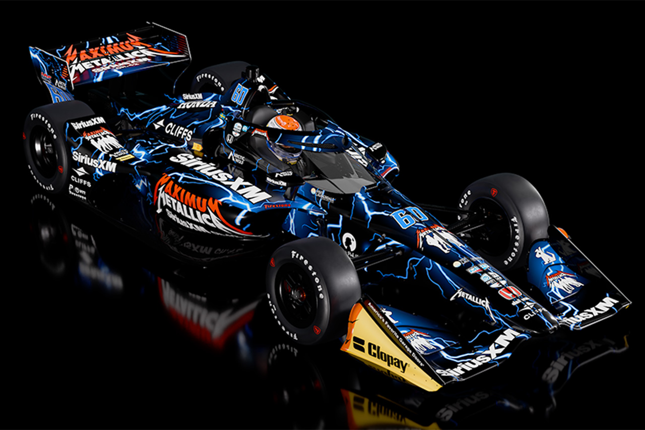 インディカー:Meyer Shank Racingが最終戦でメタリカと強烈なコラボ