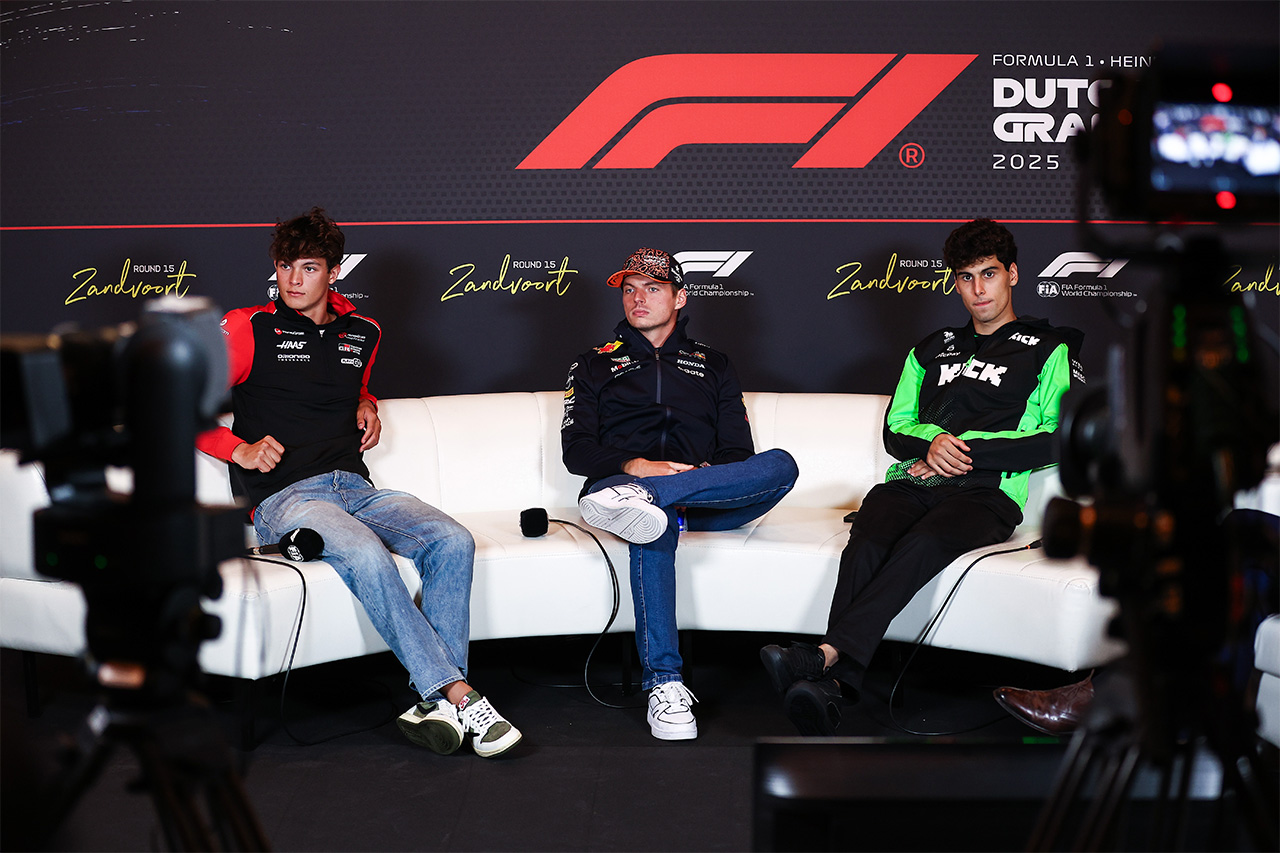 F1オランダGP：記者会見 Part.1 - フェルスタッペン、ベアマン、ボルトレト