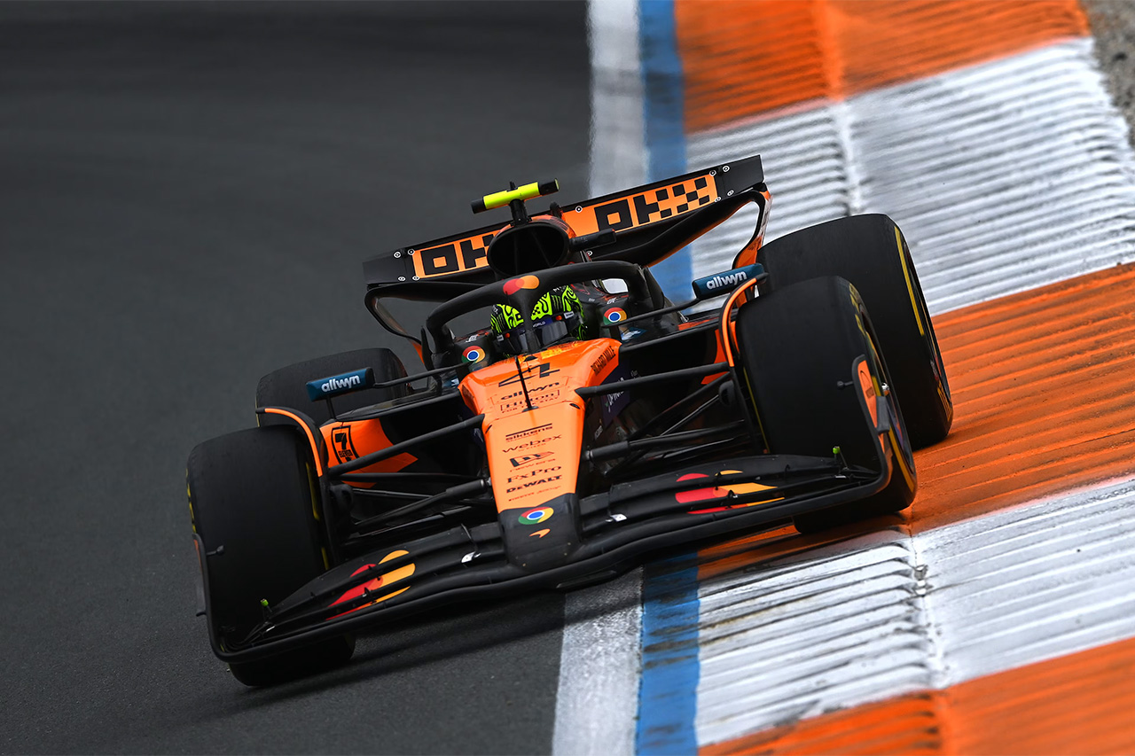 F1オランダGP FP2：連続トップのノリスにアロンソが迫る 角田裕毅7番手