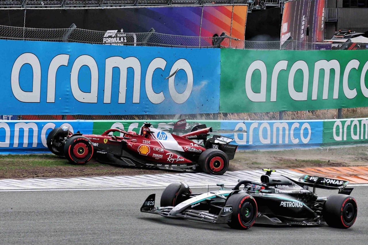 キミ・アントネッリ F1オランダGPでルクレールと接触「今後は2度考える」