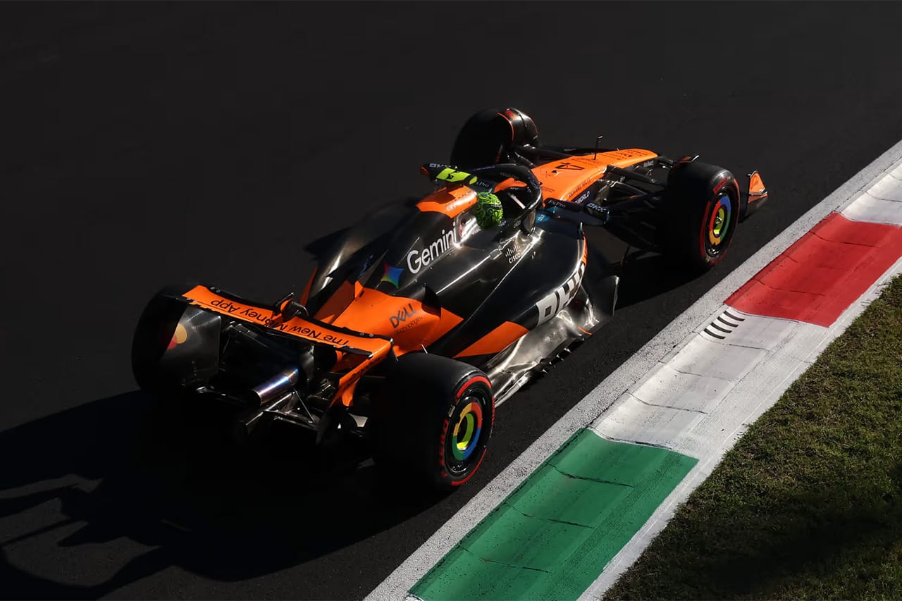 F1イタリアGP FP2:ノリス最速 ルクレールが僅差2番手 角田裕毅は9番手