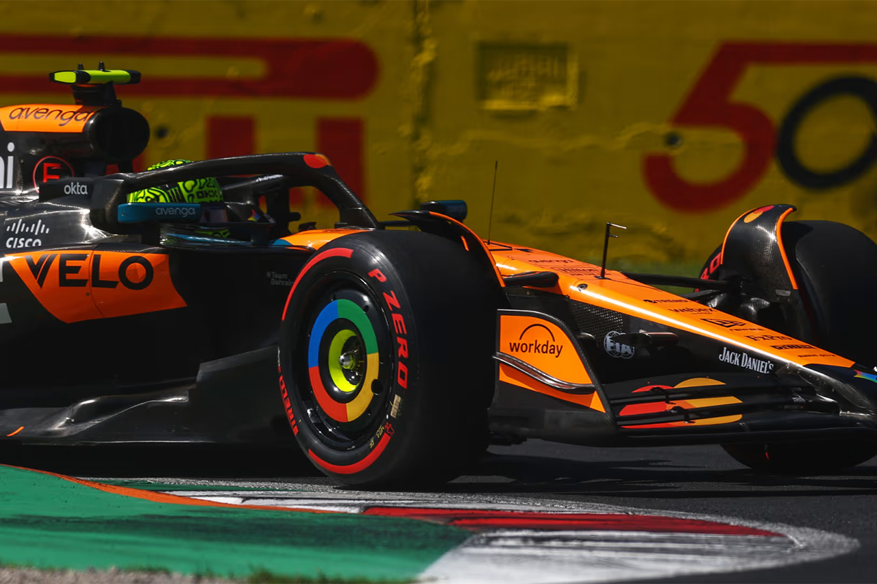 F1イタリアGP FP3：ノリス最速 ルクレールがマクラーレン分断 角田裕毅15位