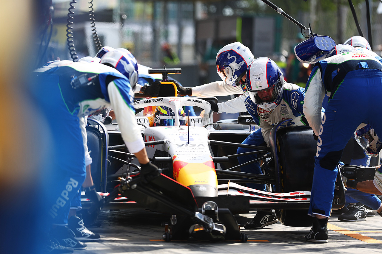 レーシングブルズ代表がF1イタリアGP総括「ハジャー完璧、ローソンは不運」