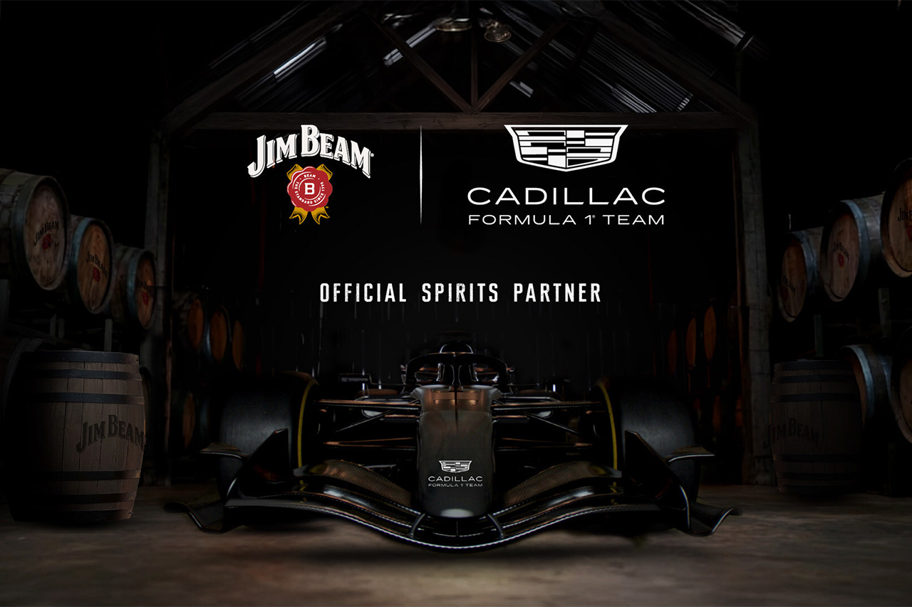 キャデラックF1チーム ジムビームとのグローバルパートナーシップを発表